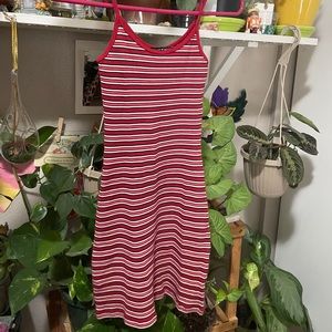 red white and blue striped brandy melville mini dress